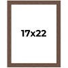 PosterPalooza | 17x22 Wide Barnwood Picture Frame, UV Acrylic, 6 Finishes - Grey, Brown, White, and Black - 2 of 4