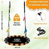 Hotraffy Saucer Swing, 40 Inch Swing Sets for Backyard and Outdoor Playground, 900lbs Weight Capacity, with 360 Degree Swivel, Gifts for Kids - 2 of 4