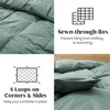 Puredown All Season Organic Cotton Down Comforter - 100% Natural, Chemical-Free, Medium Warmth Duvet Insert - 4 of 4
