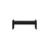 Meridian Furniture,Sonia Velour Fur Fabric Bench - 3 of 4