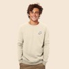 Dalix Ghost Embroidered Crewneck Long Sleeve Sweatshirt Fleece Men - 2 of 4