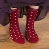 Pavilion Gift Company - Socks Off - Maroon - Ladies Cotton Blend Sock - Socks - 3 of 4