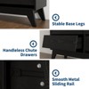 GustoWave 6-Drawer Dresser for Bedroom, 47.2" Wide Mid Century Chest of Drawers, Wooden Dresser TV Stand, Vintage Dressers with Bevel Design - 4 of 4
