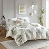 3Pcs Duvet Set, Modern Bedding Set, Cotton Bed Comforter - 3 of 4