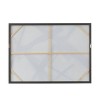 Olivia & May Contemporary Canvas Abstract Framed Wall Art with Black Frame Black/Gray : Horizontal 48"x65" Canvas - 2 of 4