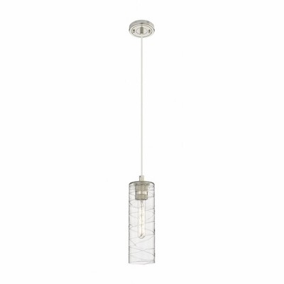 Crown Point - 1 Light Cord Pendant In Industrial Style-13.25 Inches Tall and 3.88 Inches Wide