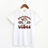 Simply Sage Market Women's Christmas Vibes Checkered Short Sleeve Garment Dyed Tee - 2 of 2