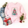 Merry Christmas Bow Tree - Women's Graphic Sweatshirt - 2 of 4