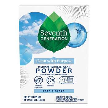 Seventh Generation Free & Clear Auto Dishwasher Detergent Powder - 45oz