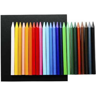 Factis Crayon Set, 4-3/4 in, Assorted Colors, set of 24