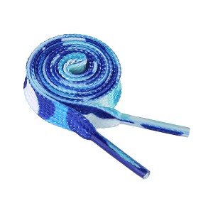 Elerevyo Gender Neutral Colorful Soft Flat Shoe Laces for Sneakers Sports 2 Pairs - 1 of 4