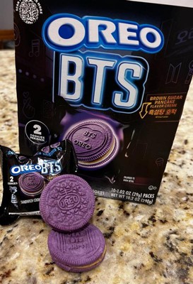 Oreo BTS Sandwich Cookies Brown Sugar Pancake Flavor Creme Limited