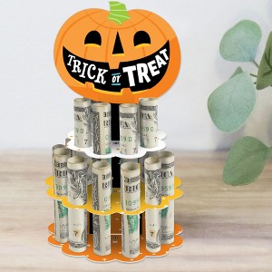 Big Dot of Happiness Jack-O'-Lantern Halloween - DIY Kids Halloween Party Money Holder Gift - Cash Cake - 1 of 4