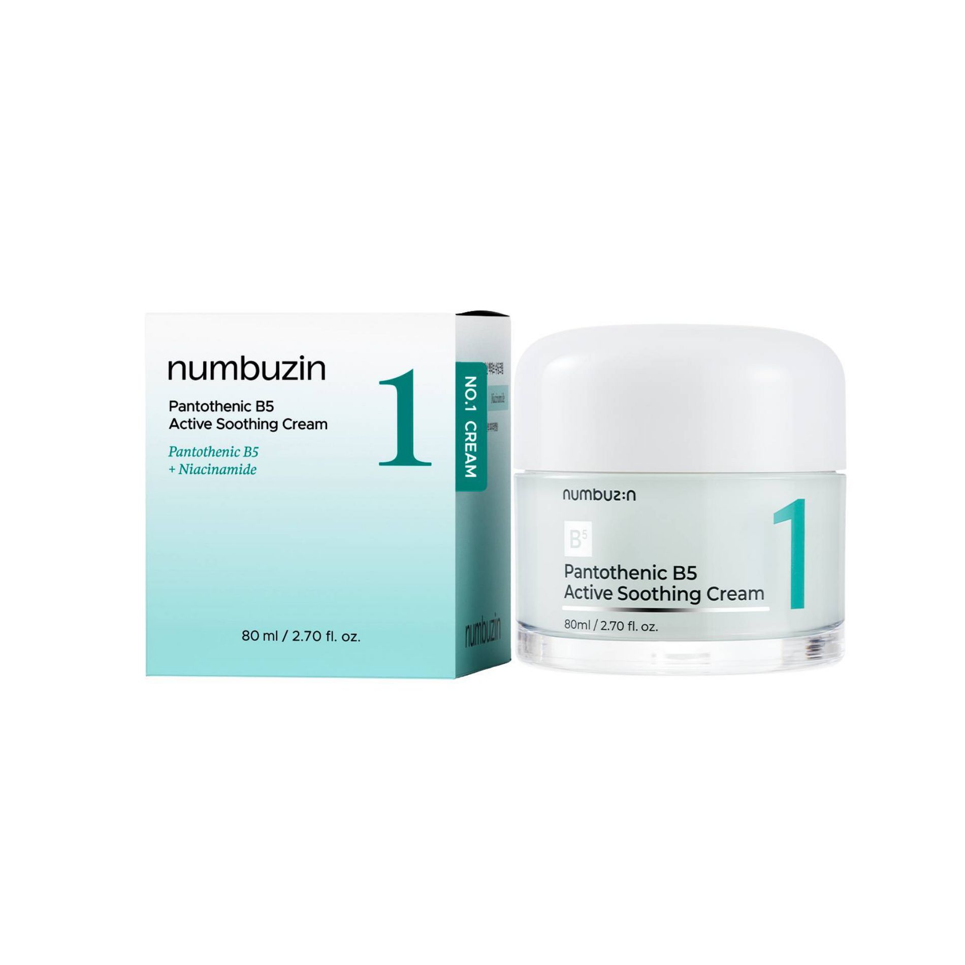 numbuzin No.1 Pantothenic B5 Active Soothing Face Cream - 2.7 fl oz