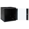 vidaXL 12U Wall Mounted Network Cabinet 19" IP20 23.6"x23.6"x25.2" - 2 of 4