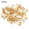 Unique Bargains Metal Blankets Crafts Brooch Making Home Sewing Safety Pins 50 Pcs - 3 of 4