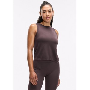 Peloton Women's Seamless Muscle Tank, Raisin - 1 of 4