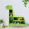 Teamson Kids Dinosaur Kids' Bookcase and Toy Organizer Green - 4 of 4