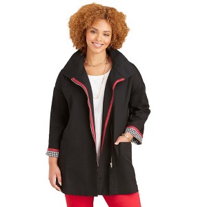 Catherines Liz&Me Funnelneck Raincoat - 1 of 4