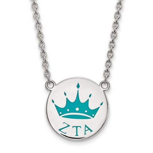 16in Zeta Tau Alpha Heart Necklace main image 0