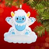 Polarx 3.25 In Baby Abominable Snowman  Blue Christmas Baby Ornament , Christmas Decor Boy First Christmas (1PC) - 2 of 4