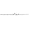 Black Bow Jewelry 1.5mm, 14k White Gold, Solid Parisian Wheat Chain Anklet - 3 of 4
