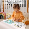 Fun Sticker Book for Toddlers 2-4 – 500+ Stickers & 12 Reusable Themes – Entertaining Kids 4-8 While Traveling – Includes Coloring Pages - 2 of 4