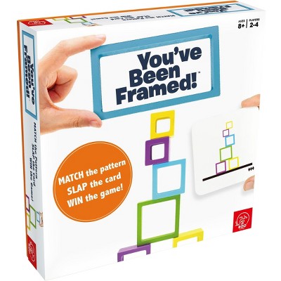 Roo Games You’ve Been Framed! - Fast-Paced Stacking and Building Game - for Ages 8+ - Match The Pattern, Slap The Card, Win!