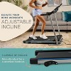 Lifepro Compact Walking Pad Treadmill ? 3-in-1 with Removable Desk, Bluetooth App, Incline ? For Walking, Jogging & Running at Home/Office - 2 of 4