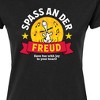 Women's - Peanuts - Snoopy Spass An Der Freud Fitted Graphic T-Shirt - 2 of 4