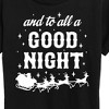 Women's - Instant Message - And To All A Good Night Christmas Short Sleeve Graphic T-Shirt - 2 of 4