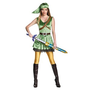 Disguise Legend of Zelda Link Women's Costume Adult - 1 of 4