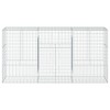 vidaXL Gabion Basket Silver Galvanized Iron Large Heavy Weight Endurance - 3 of 4