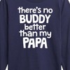 Boys' - Instant Message - No Buddy Like Papa Long Sleeve Graphic T-Shirt - 2 of 4