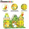 PICASSO-TILES Magnetic Tiles, Farm Theme with Animal Figures Building Blocks Set, STEM Educational Toy for Kids - 3 of 4