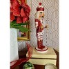 Santa's Workshop Inc. 14" Candy Cane King Nutcracker - 2 of 3