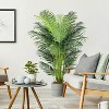MaseiKar 6 Ft Artificial Tropical Palm Tree With 24 Removable Leaves - Large Faux Plant for Indoors and Outdoors, Silk Housewarming Gift - 4 of 4