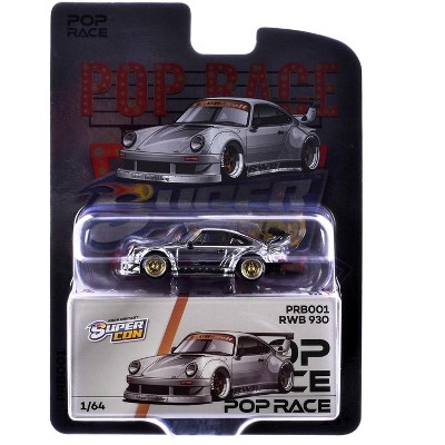 ポップレース 1/64 RWB 930 シルバークローム RWB 930 Silver Chrome 