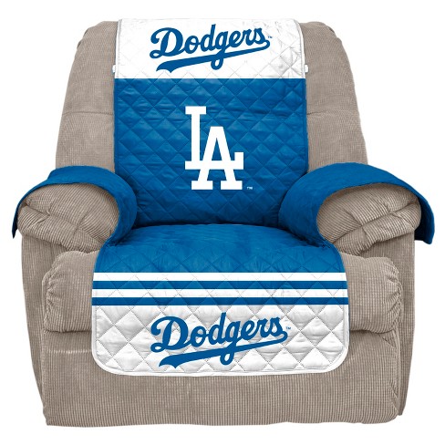 Mlb Los Angeles Dodgers Faux Fur Logo Backrest Support Pillow : Target