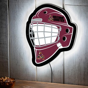 Evergreen Ultra-Thin Edgelight LED Wall Decor, Helmet, Arizona Coyotes- 15.6 x 19 Inches Made In USA - 1 of 4