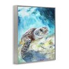 Stupell Industries Sea Turtle Ocean Watercolor, 16" x 20" - 3 of 4