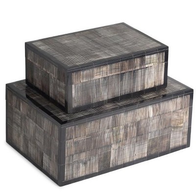 Bermuda Decorative Boxes, Set of 2