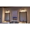 Urban Ambiance Luxury Vintage Bath Fixture,  10-7/8"H x 15-1/2"W,  Polished Nickel Finish, UHP2501 - 2 of 4