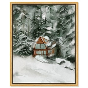 Art Remedy Winter in December Landscape Wall Art Framed - 1 of 4