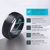 10mm Wide Men's Silicone Rings - 2.5mm Thick Breathable Multipack - 2 of 4