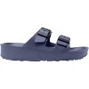 Hey Collection Women's Sandals Double Strap Adjustable EVA Flat Casual Comfort Footbed Slippers - 2 of 4