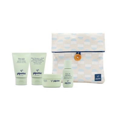 Image of Pipette Baby Travel Bath And Body Gift Set - 5pc