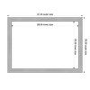 Amanti Art Vista Brushed Nickel Narrow Framed Magnetic Dry Erase Board - 4 of 4
