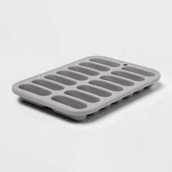 Kolorae Silicone Ice Cube Tray, Assorted Colors, 24 cubes
