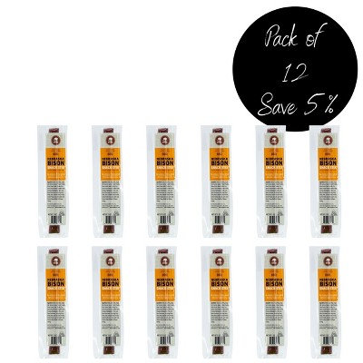 Nebraska Bison 1 oz Bison BBQ Meat Stick - Pack of 12